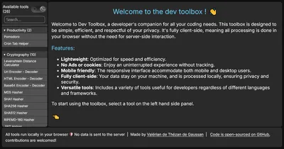 Dev Toolbox