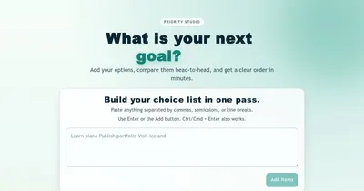 Get Your Priorities Straight